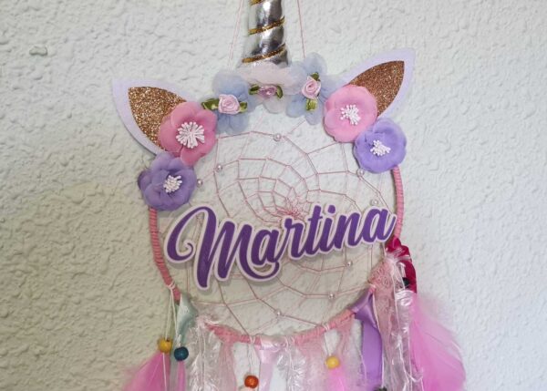 Atrapasueños con luz Personalizado estilo Unicornio: Un Regalo Mágico y Único - Imagen 7