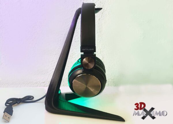 Soporte Auriculares con iluminación led y mando a distancia - Imagen 8