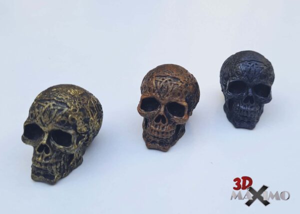 Calavera ornamentada con motivos celtas - Imagen 6