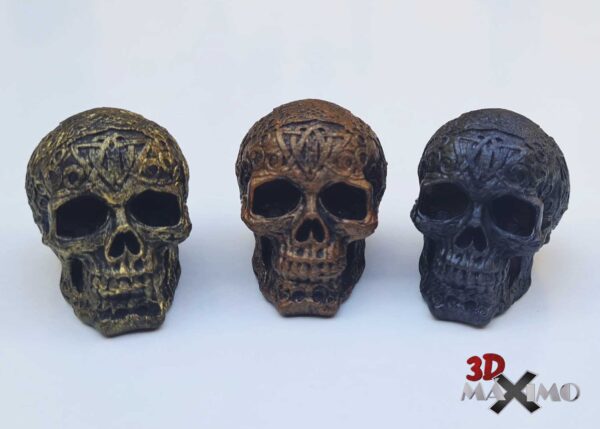 Calavera ornamentada con motivos celtas - Imagen 5