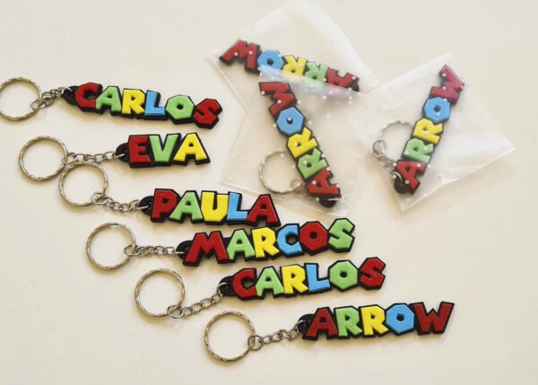 Letrero Personalizado de Super Mario Bros: Llavero o Imán para la nevera - Imagen 3