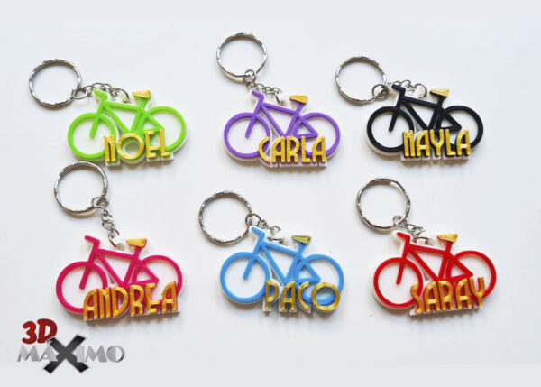 Llavero personalizado - Modelo Bici - Imagen 2