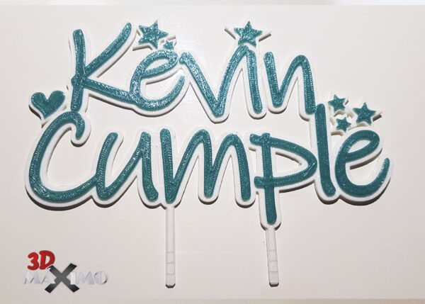 Letrero para tartas personalizado - Cake Topper - Imagen 9