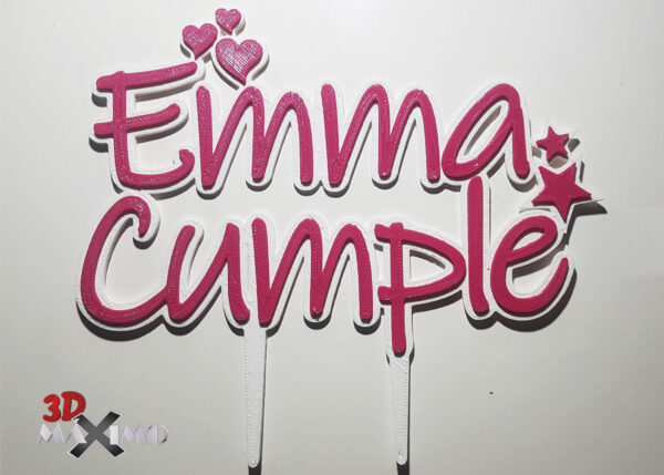 Letrero para tartas personalizado - Cake Topper - Imagen 8