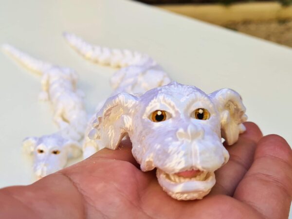 Falkor, Dragón de la Suerte Fuyu de La Historia Interminable: Elegancia Articulada en PLA con Efecto Seda - Imagen 5